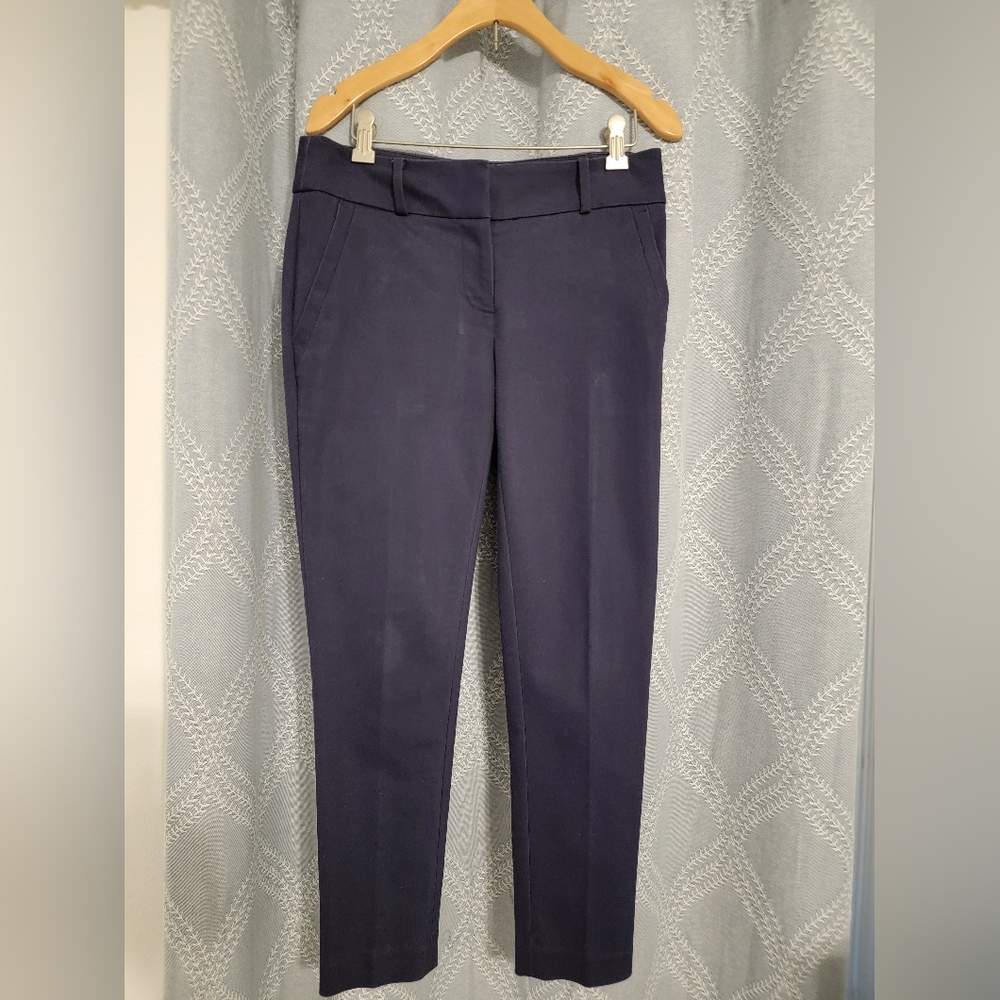 Ann Taylor Loft size 0 blue Slim cropped pants